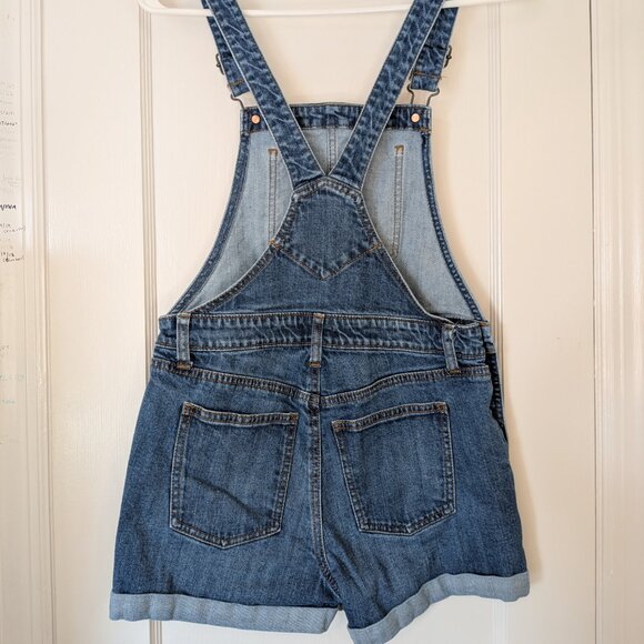Old Navy Denim Overall Shorts - Picture 2 of 5